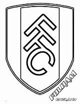 Fulham Liverpool Athletic Charlton Coloringpagesonly Crest sketch template