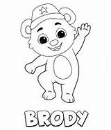 Coloring Pages Brody Printable Kids Characters Fun sketch template