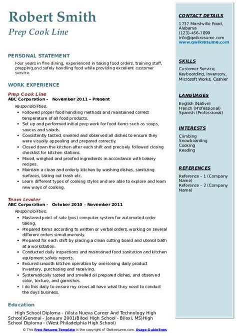 work experience letter sample  cook   document template