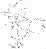 Murkrow Coloring Pages Pokemon Lineart Form Lilly Gerbil Color Online Drawing Print Line Deviantart Coloringpagesonly sketch template