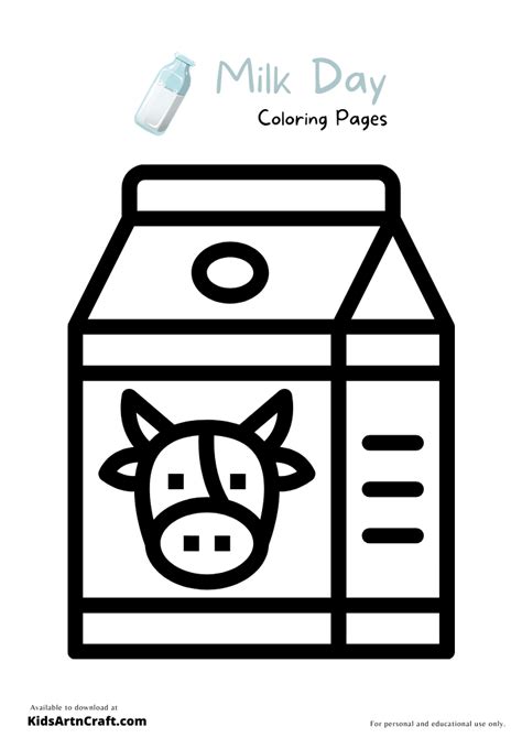 milk day coloring pages  kids  printables kids art craft