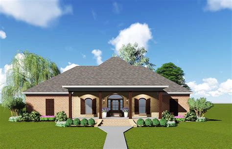 acadian house plan  safe room jw