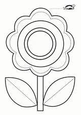 Print Krokotak Spring Flower sketch template