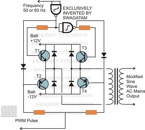 design   bridge circuit  modified sine wave inverters circuit diagram centre