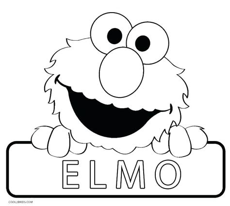 elmo  cookie monster coloring pages  getcoloringscom