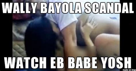 Wally Bayola Sex Scandal Video With Eb Babe Yosh Meme On