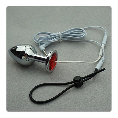 adult anal plug jewelry wire diy electric shock sex toy accessories adult estim electrodes love