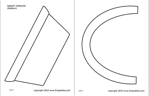 basket templates  printable templates coloring pages