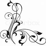 Scroll Corner Clipart Pattern Flourish Borders Decorative Floral Branch Clipartmag Vector Scrolly Lions Club Logo Clip Silhouette sketch template