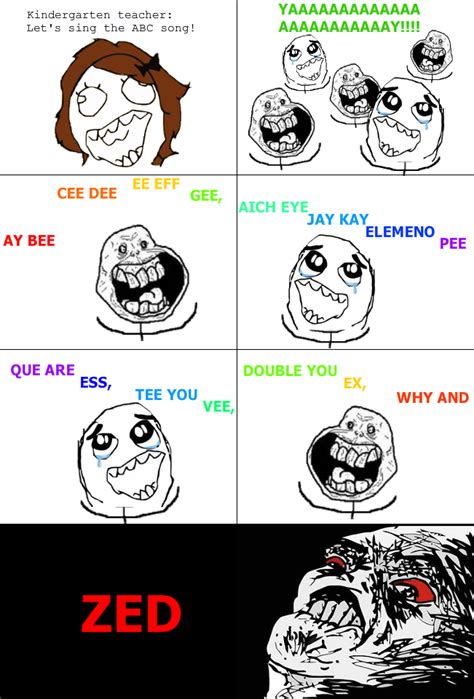 rage comics the abc song as a canadian funny rage comics abc songs rage comics super funny