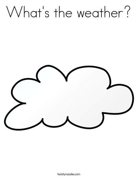 whats  weather coloring page  twistynoodlecom coloring pages