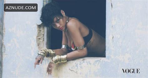 Rihanna Topless For Vogue Brazil By Mariano Vivanco In
