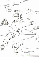Zimowe Zabawy Dzieci Kolorowanki Kolorowanka sketch template