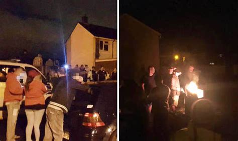 rampaging mob of 200 riot in village in shocking hunt for suspected sex offender uk news