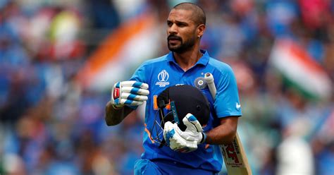 shikhar dhawans emotional message   ruled   world cup