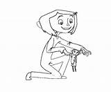 Coraline Coloring Pages Jones Printable Print Cat 2009 Colouring Comic Book Popular Coloringhome Categories Similar Template Results sketch template