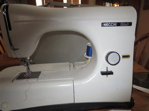 necchi lydia   arm sewing machine  ivory italy
