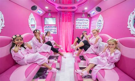 party childrens rockstar spa bus groupon