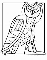 Owl Owls sketch template