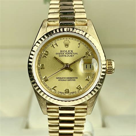 rolex datejust president  yellow gold  mm  box awadwatches
