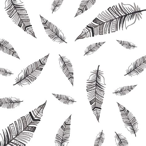 vector feather pattern background