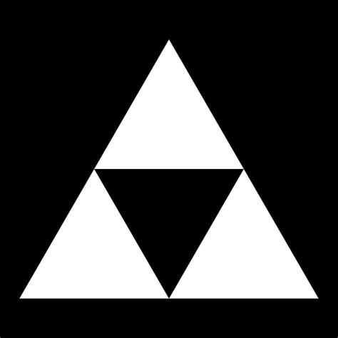 triforce icon svg  png game iconsnet