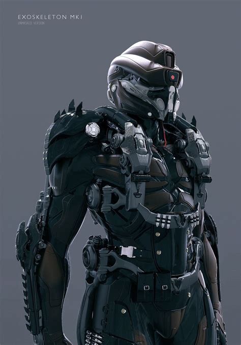 Artstation Exoskeleton Mk1 Christophe Lacaux Zırh