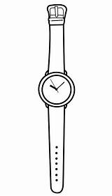 Reloj Pulsera sketch template