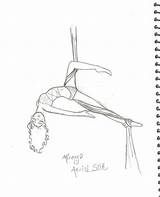Aerial Silk Dance Sketch Drawings Silks Dibujos Tela Aerea Chan Kion Danza Drawing Acrobatics Dibujo Dancing Acrobacia Acrobacias Ballet Hoop sketch template