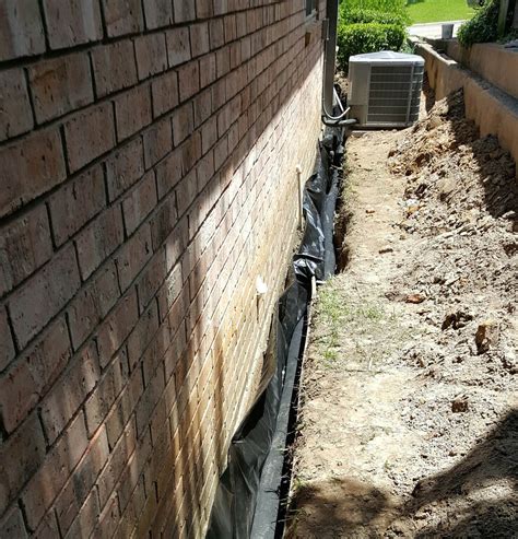 french drains drainage problems foundation issues