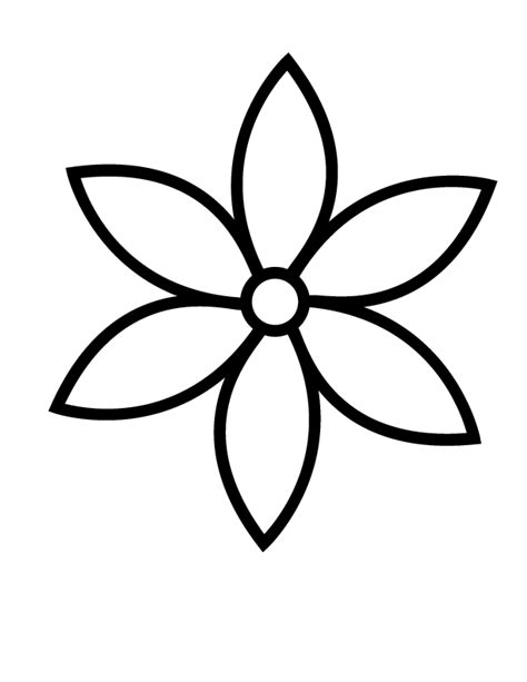 flower outline coloring page  coloring page