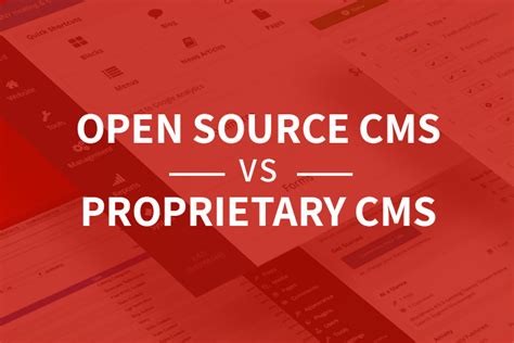 blog open source cms  proprietary cms