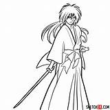 Kenshin Himura Rurouni Samurai Champloo sketch template