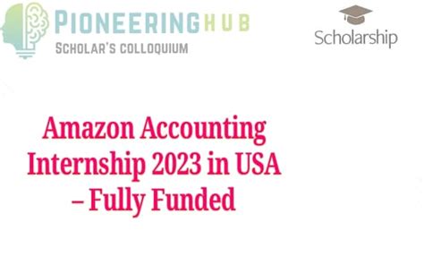 amazon accounting internship   usa fully funded