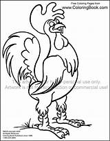 Rooster Coloring Pages Getdrawings Getcolorings Printable Bright Idea Colorings sketch template