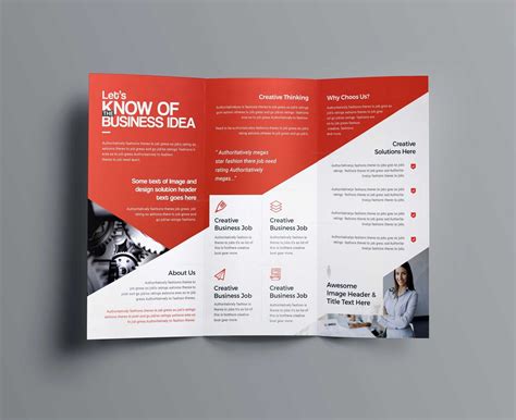 fold brochure template   printable templates