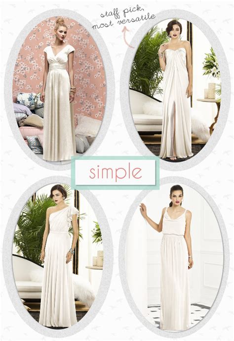 Roundup Bridesmaid Dresses You Can Wear As Wedding Dresses A