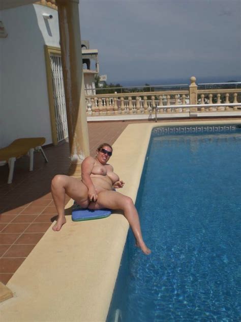 milf barby from united kingdom barby gets hot by the pool youx xxx