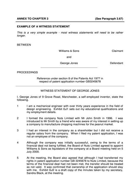 Witness Statement Template South Africa Fill Online Printable