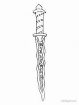 Dagger Drawing Getdrawings Dark sketch template