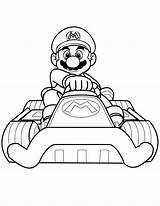 Coloring Mario Kart Pages Popular Toad sketch template