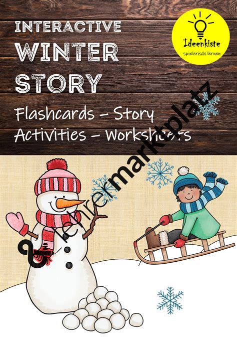 winter interactive story unterrichtsmaterial  den