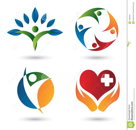 health logos stock image image  logo design health health