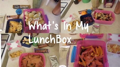 what s in my lunch box youtube