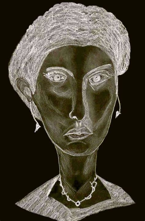 nubian queen  digitally finished piece   pencil draw flickr
