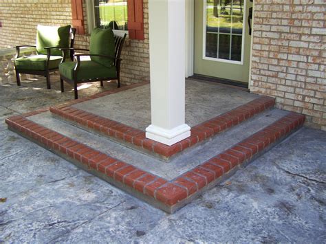 cement front porch customized front porch makeover baluster floor designs porch makeover