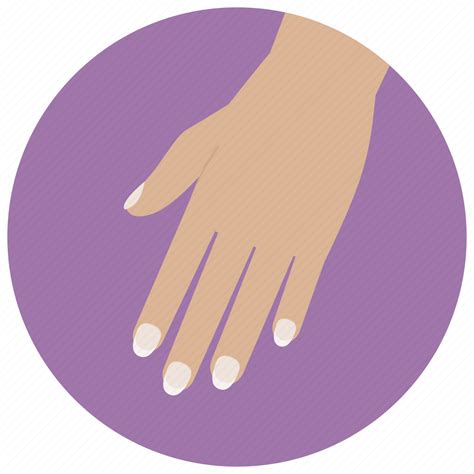 beauty fingers hand manicure nails spa wellness icon