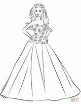 Coloring Barbie Quinceanera Pages Fashion Drawing Printable Paper People sketch template