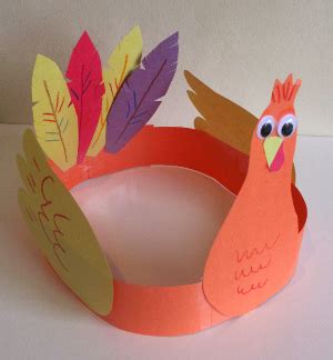 turkey hat craft  kids network