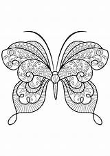 Butterflies Papillon Insetti Adulti Insectos Motifs Moeilijk Vlinders Insects Insectes Mariposas Justcolor Adultos Jolis Papillons Farfalle Printouts Schmetterlinge Schwer Insect sketch template